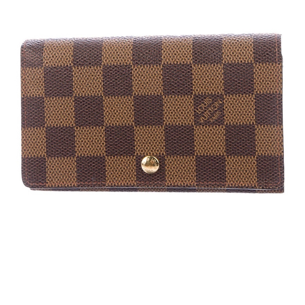 2000 Louis Vuitton Damier Ebene Porte-Monnaie Tresor Wallet